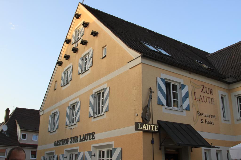 Hotel Garni Zur Laute Mindelheim Esterno foto