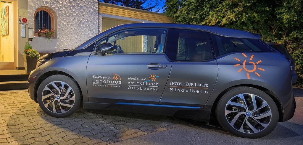 Hotel Garni Zur Laute Mindelheim Esterno foto