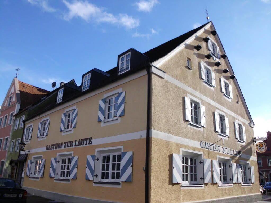 Hotel Garni Zur Laute Mindelheim Esterno foto